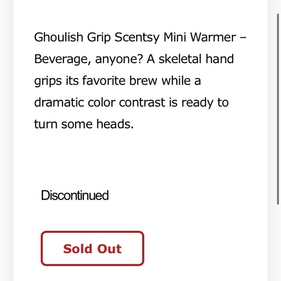 NEW SCENTSY GHOULISH GRIP PLUG IN MINI WARMER #77761 - Picture 10 of 10